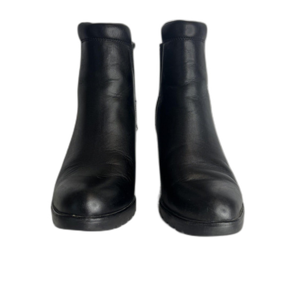 Sorel after hours Black Waterproof Leather Chelsea ankle boots size 8 ladies - Picture 3 of 10